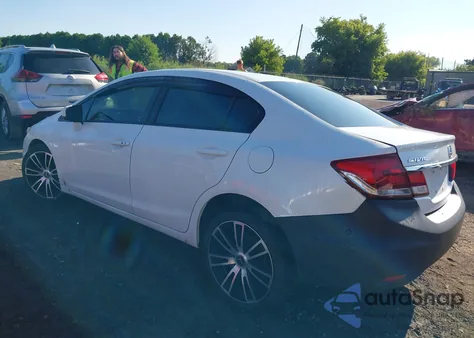2014 Honda Civic Ex-L from USA, damaged, VIN 19XFB2F94EE263788